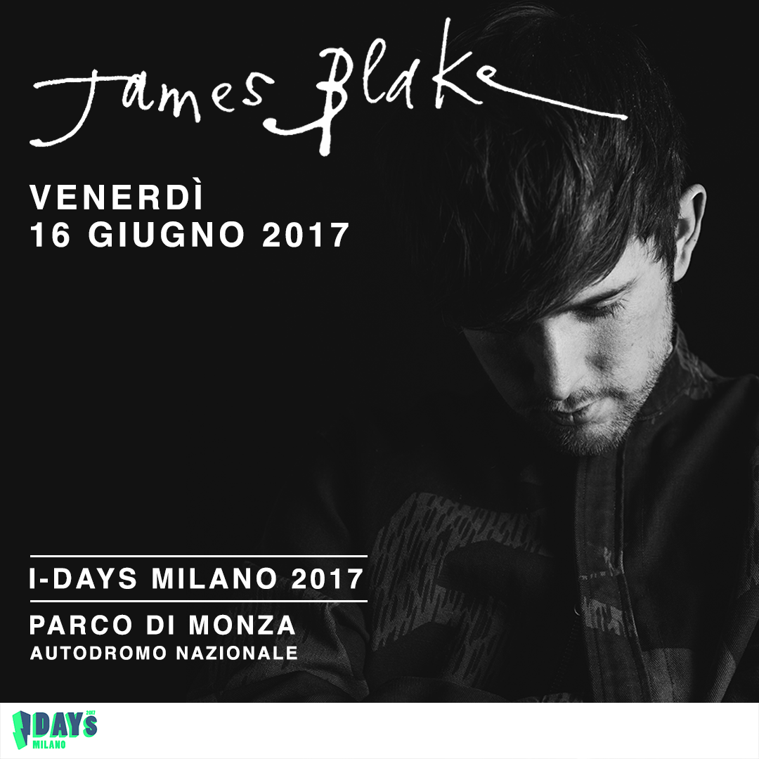 James Blake si aggiunge alla line-up dell'I-Days Milano 2017